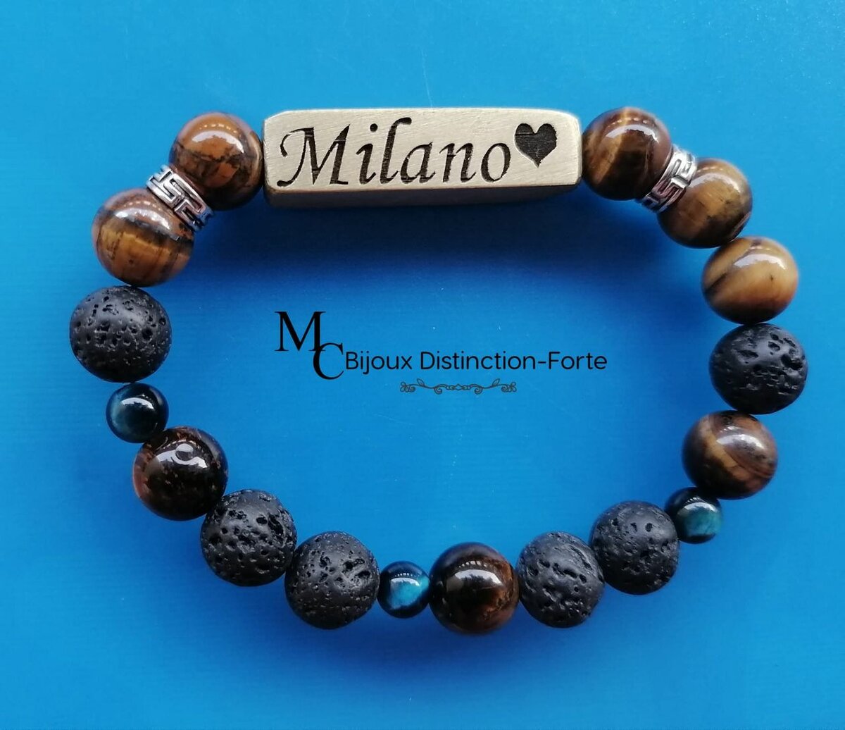 Bracelet perles personnalisable