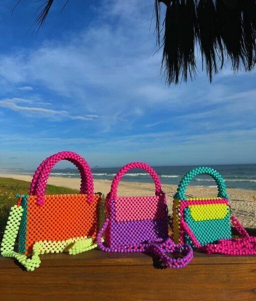 Sac tendance perles colorées
