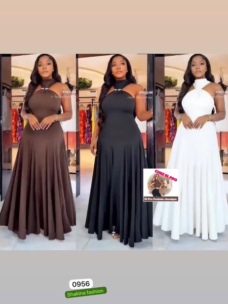 Robe de soirée élégante femme