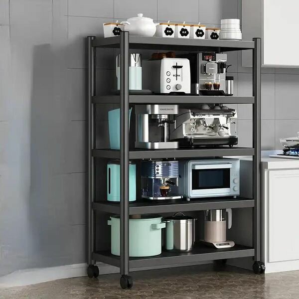 Étagères de cuisine en acier au carbone