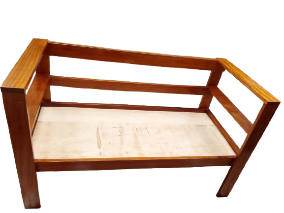 2 Cardres Fauteuils en Iroko