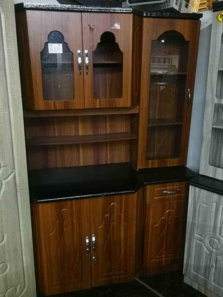 3/4 kitchen unit brown