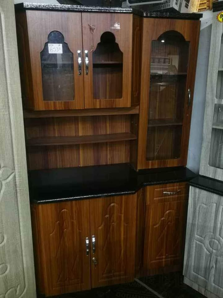 3/4 kitchen unit brown