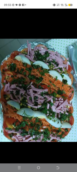 Assiette de charcuterie colorée