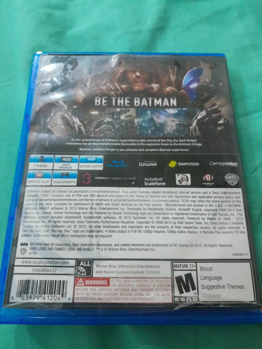 Cédés de batman Arkham knight