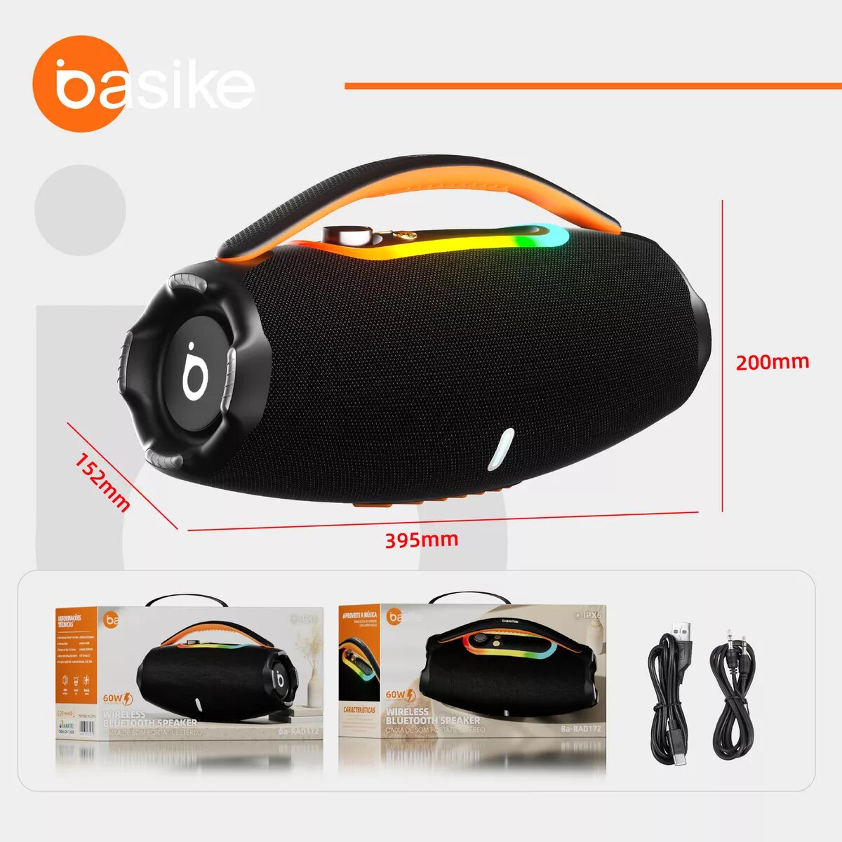 Enceinte Bluetooth Puissante 60W
