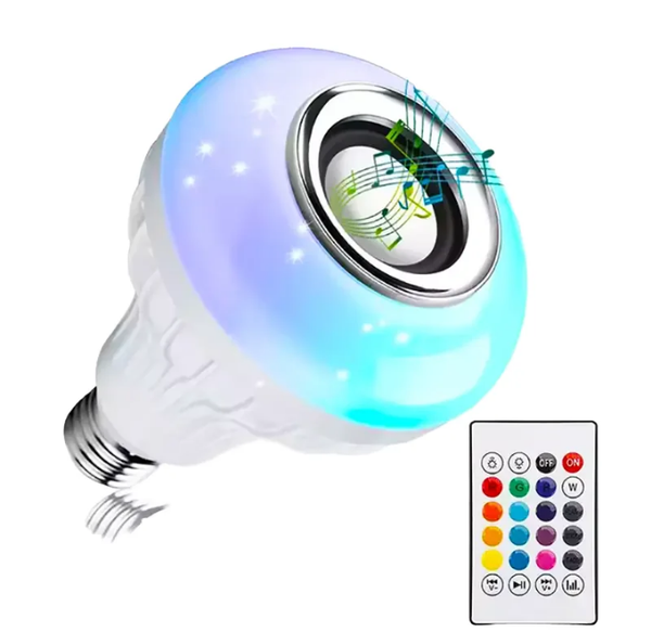 Ampoule LED RGB avec Haut-Parleur
