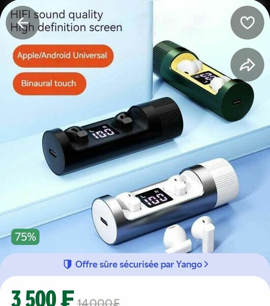Écouteurs Bluetooth Hi-Fi