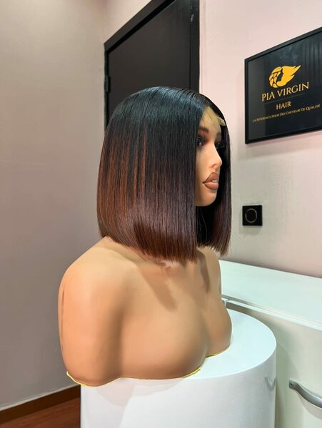 Perruque bob lisse raw donor