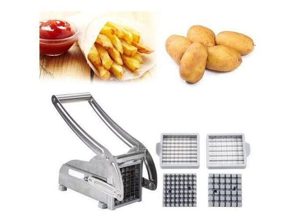 Coupe-frites en acier inoxydable