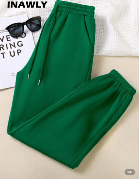 Pantalon jogging vert confortable