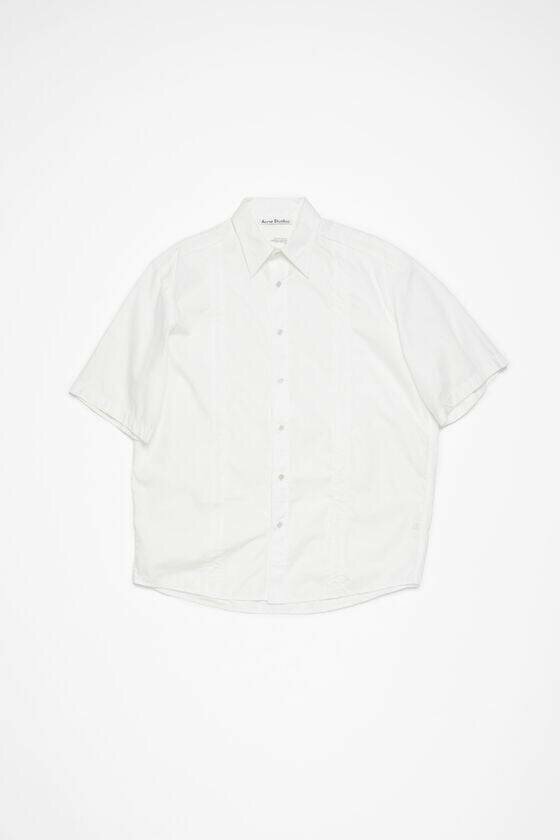 Men's White Short Sleeve Shirt