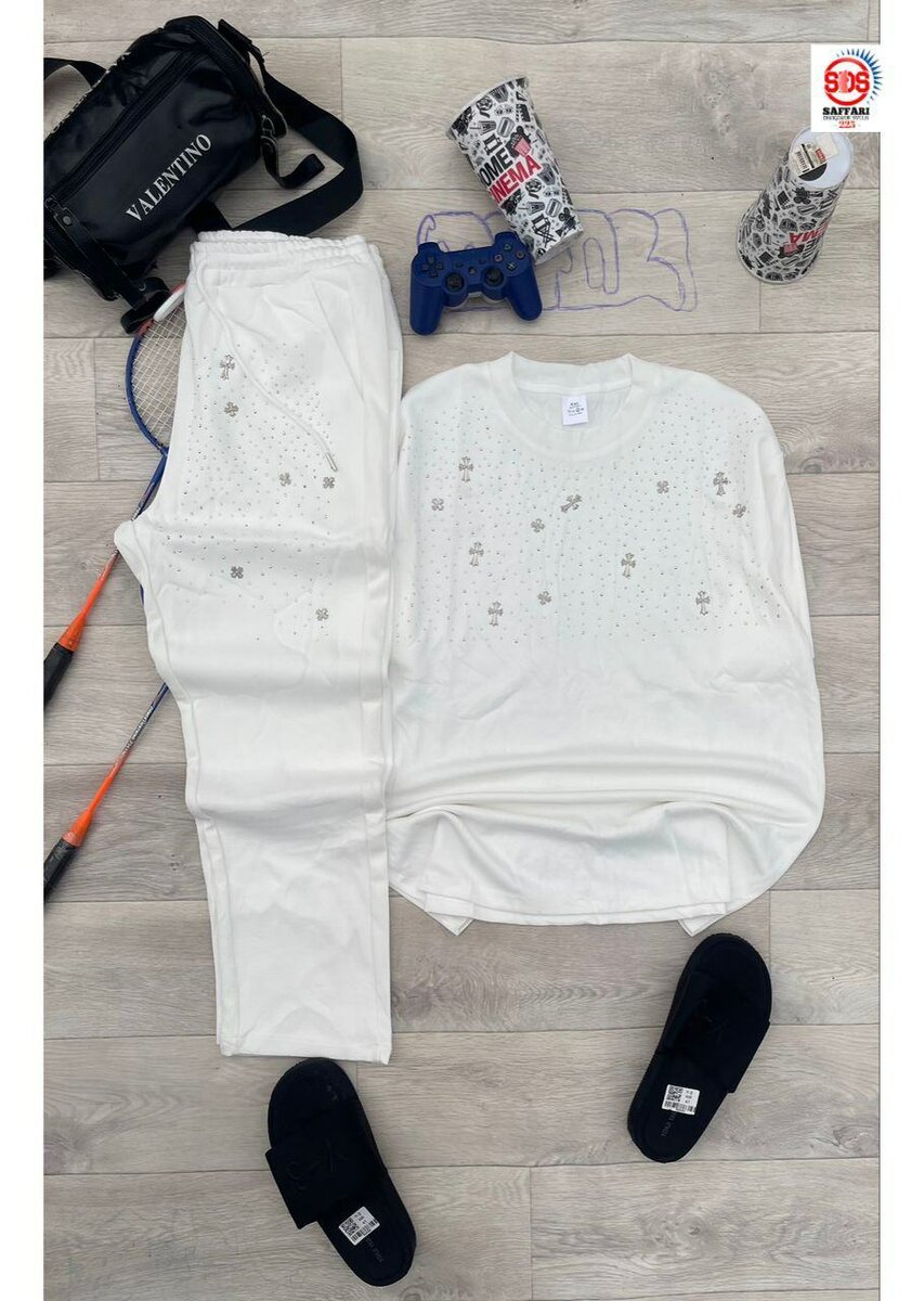 Ensemble Décontracté Blanc & Noir