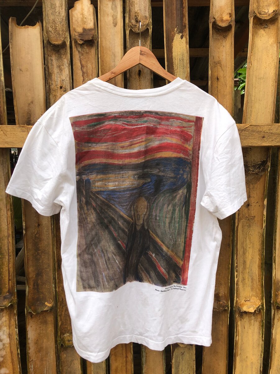 T-shirt artistique "Le Cri"
