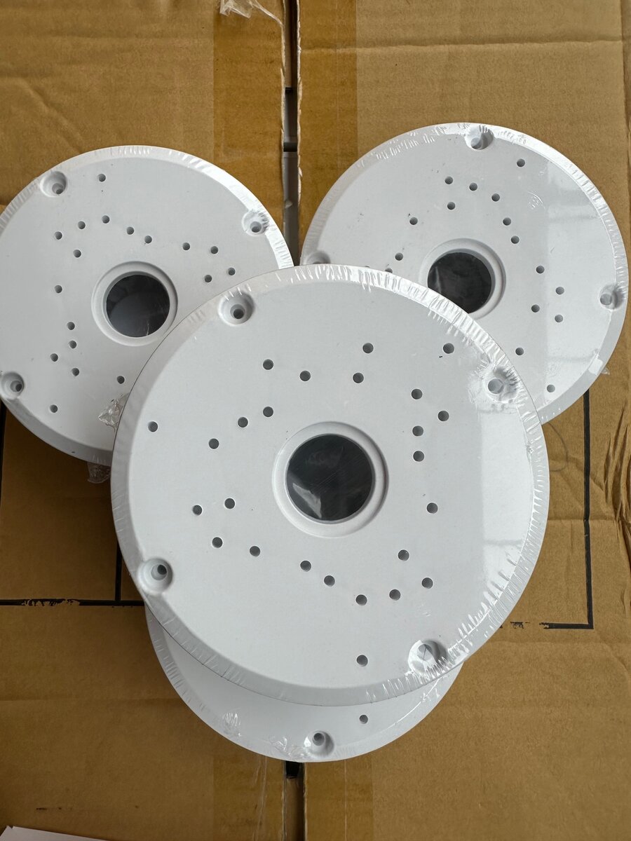 JUNCTION BOX ROUND HARD PLASTIC