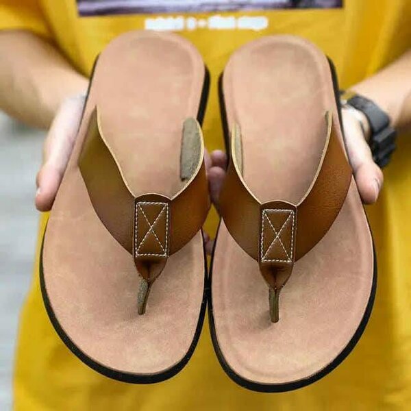 Tongs en Cuir Élégants