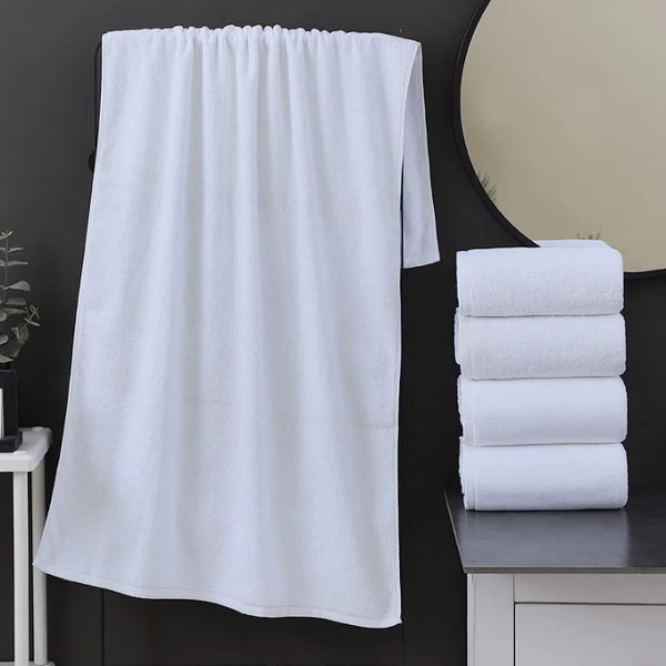 Serviettes de bain en coton