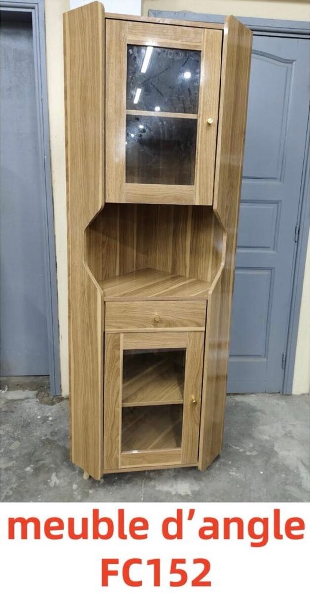 Meuble d'angle en bois