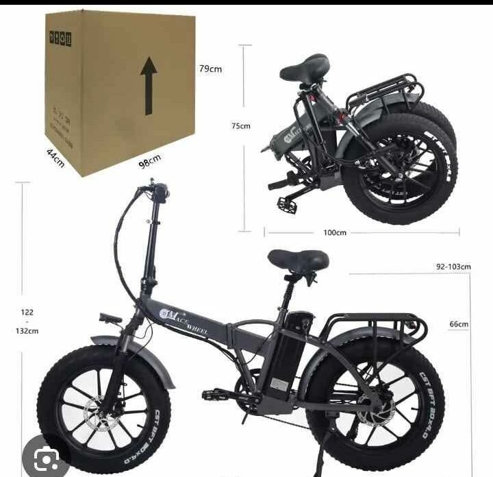 Vélo électrique pliant compact