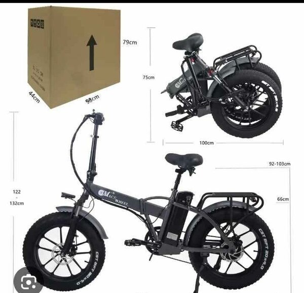 Vélo électrique pliant compact