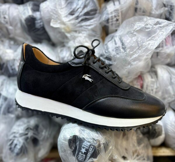 Baskets Lacoste en cuir homme