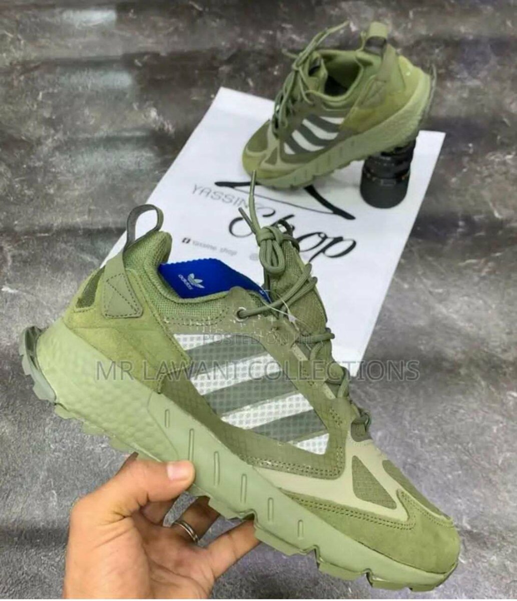 Baskets de Running Vertes