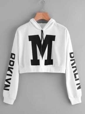Crop top hoodies