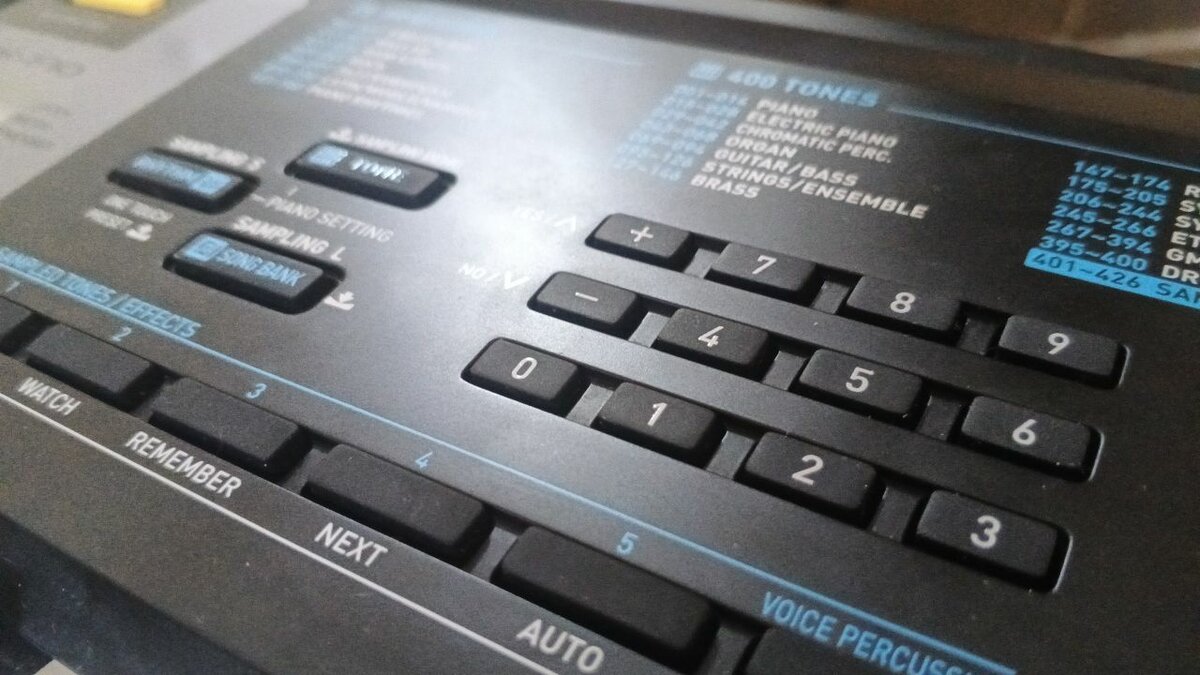 Clavier numérique Casio portable