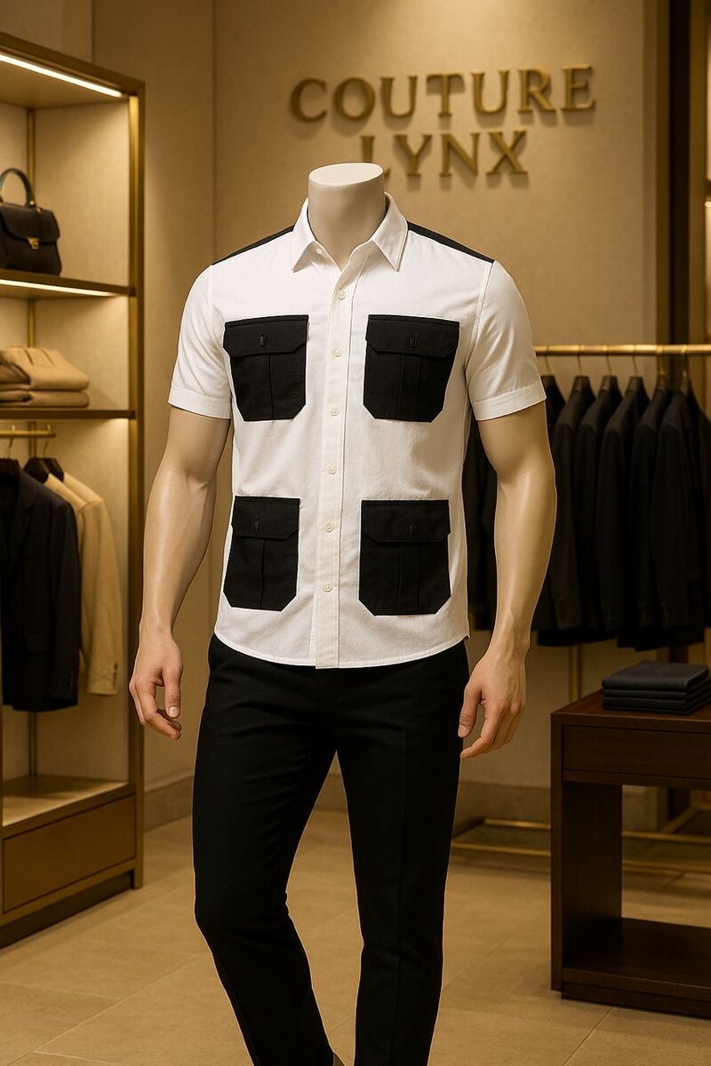 Chemise homme à poches élégante