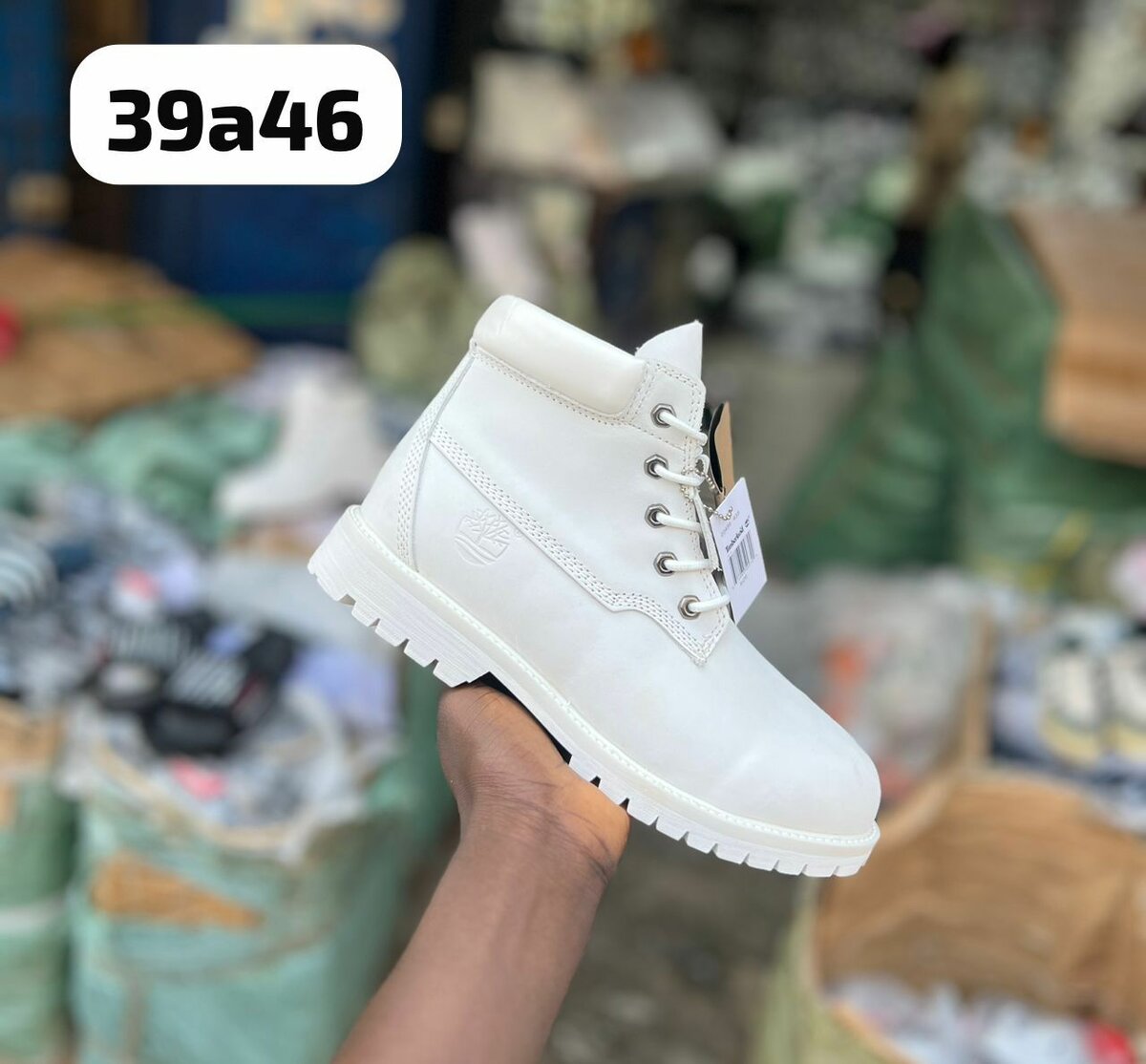 Bottes blanches imperméables