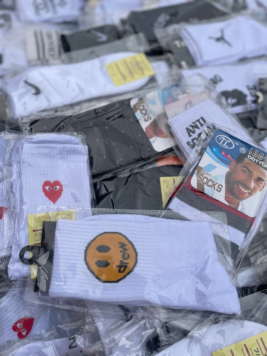 Chaussettes 100% coton