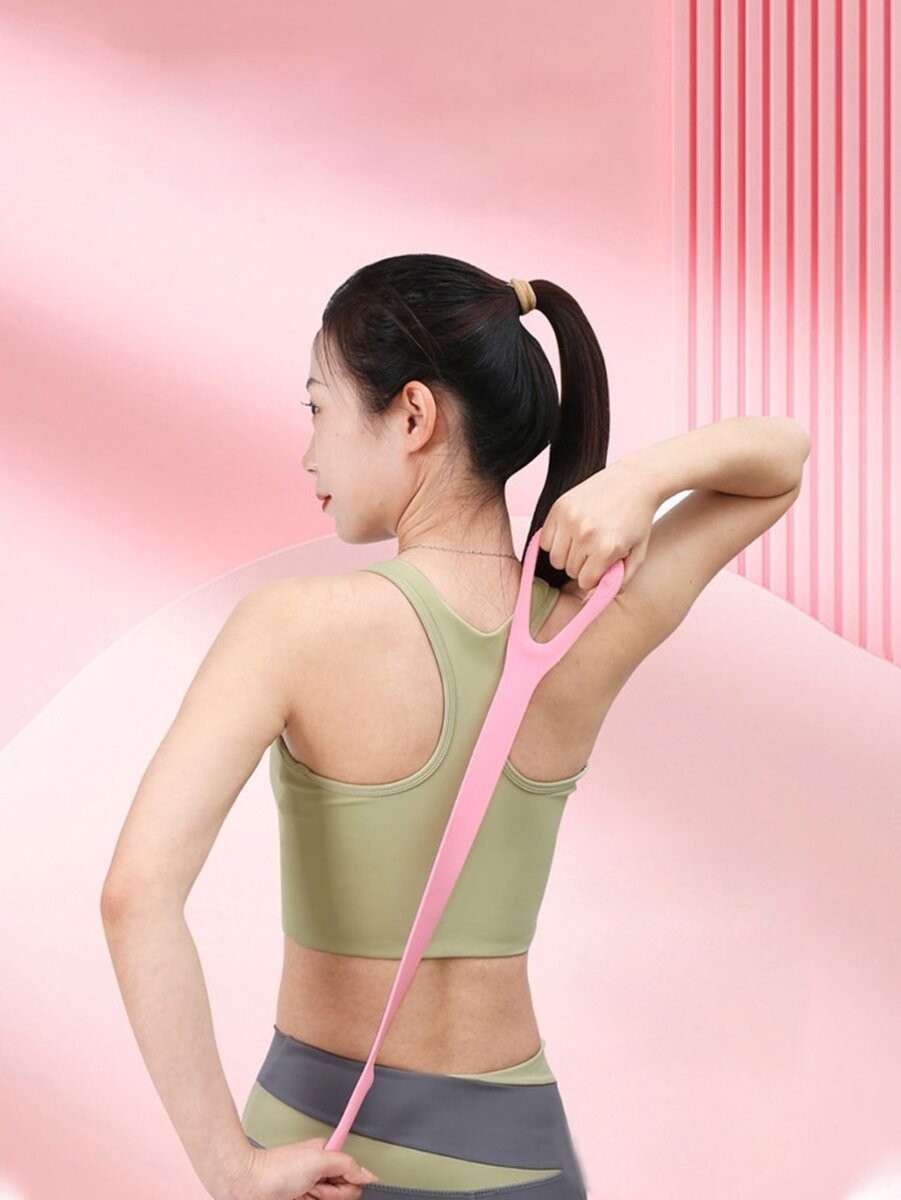 Bande élastique fitness rose