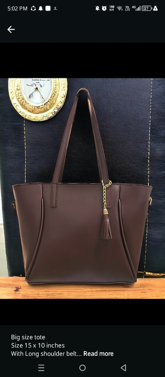 Green handbag availble in just 2550