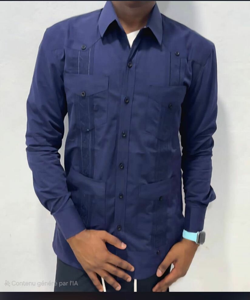 Chemise homme manches longues