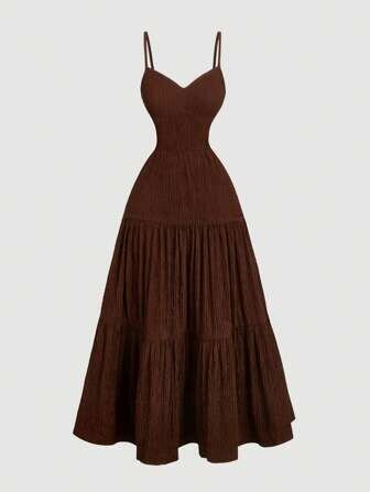 Robe maxi élégante avec bretelles