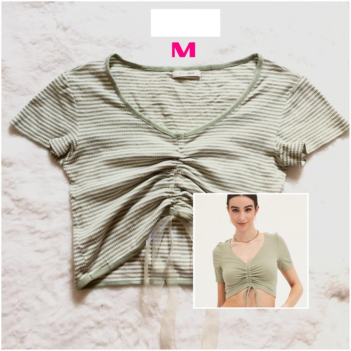 Salaula crop tops and tops