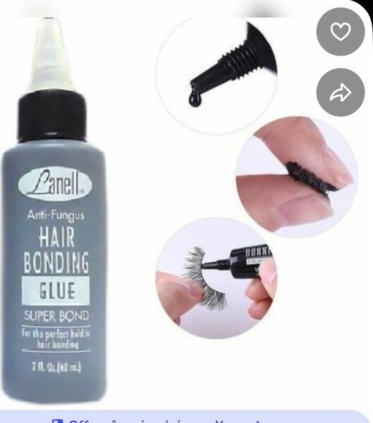 Colle à Cheveux Anti-Fongique