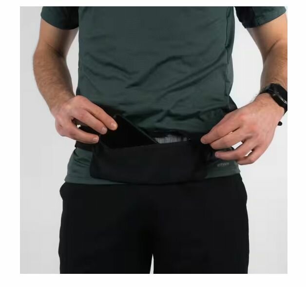 Basic running belt for phone - black