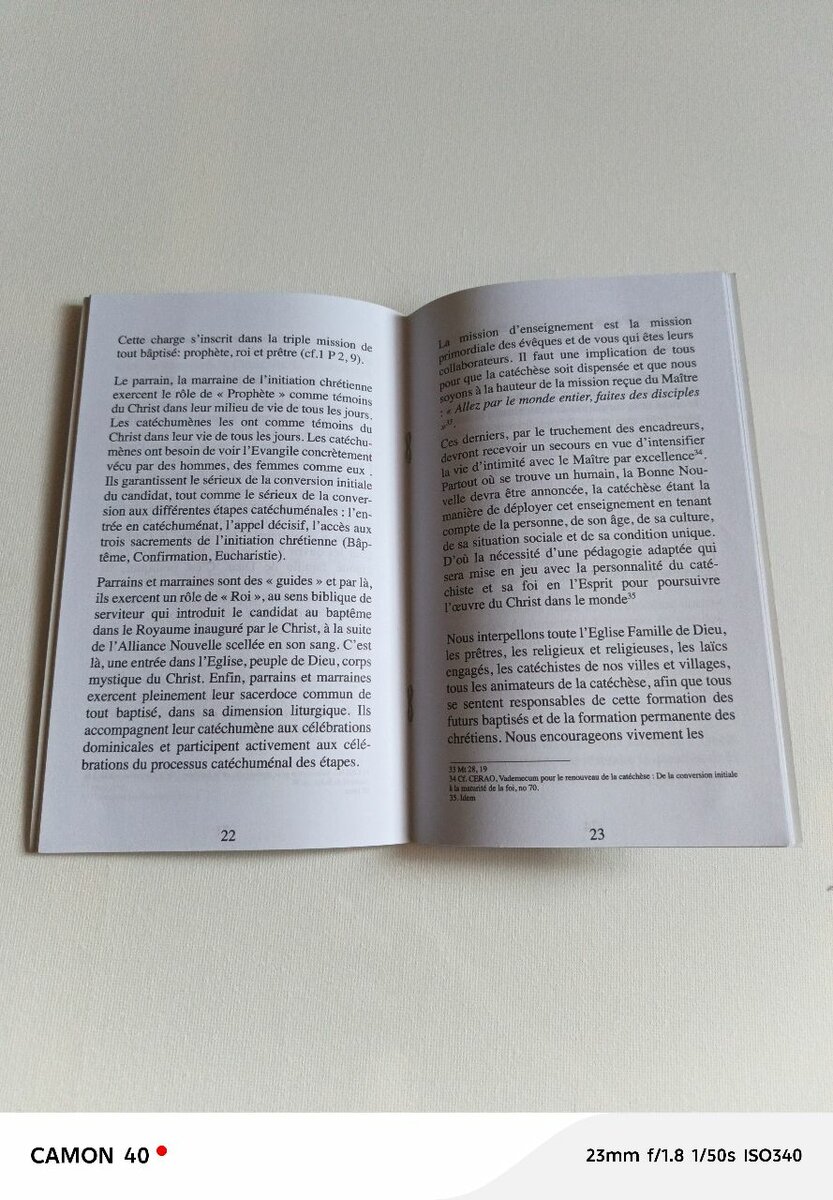 Lettre Pastorale Catholique