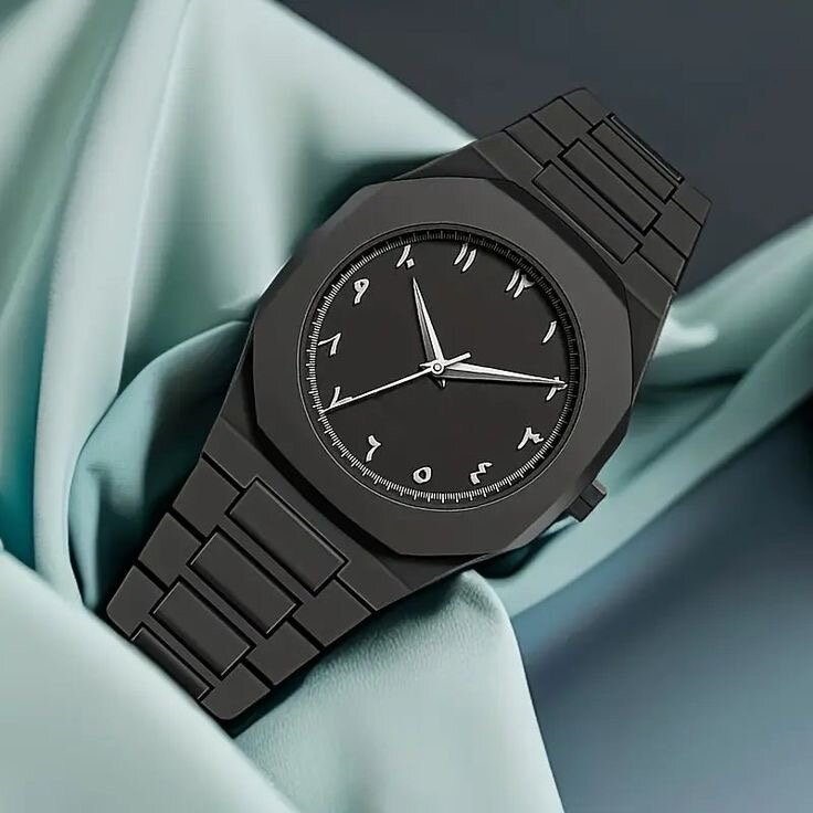 Montre arabic noir