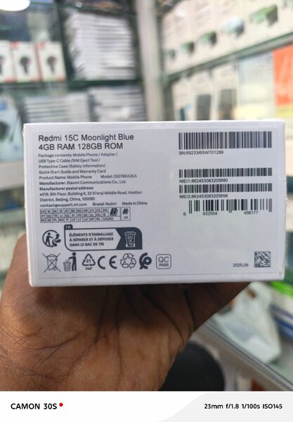 Smartphone Redmi 15C 8GB 128GB