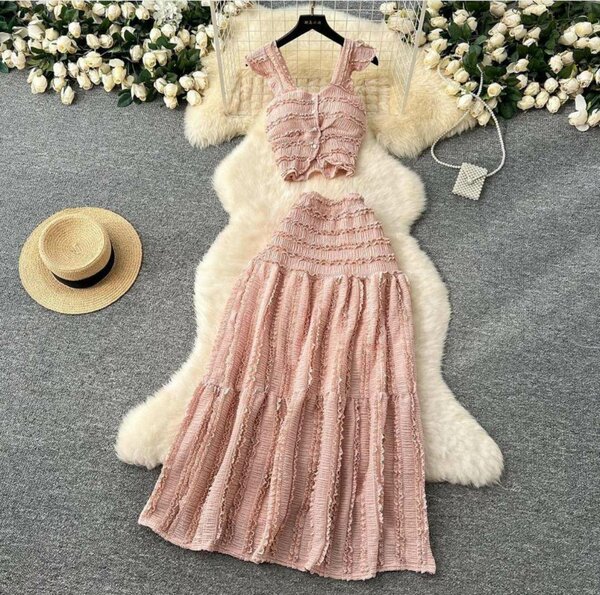 Robe à franges élégante