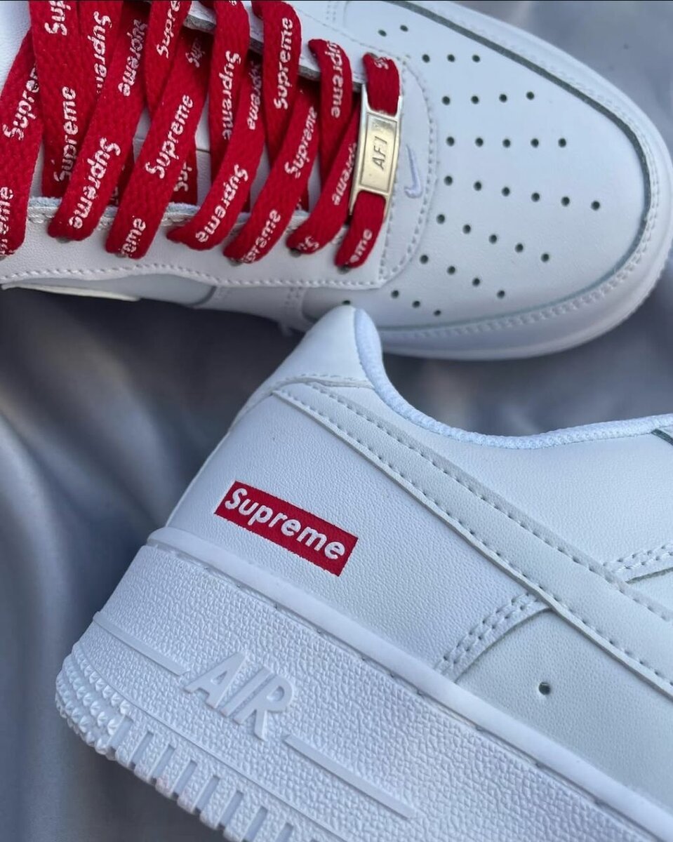 Sneakers blanches Supreme