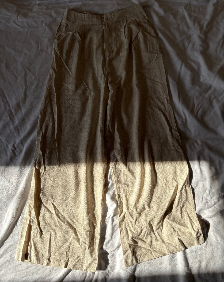 Новые двойка-костюм Лён(жилет и штаны)