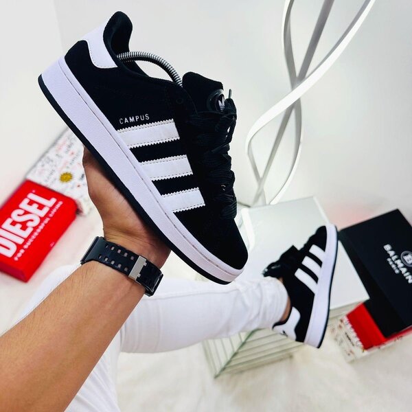 Chaussures Campus Noir Blanc
