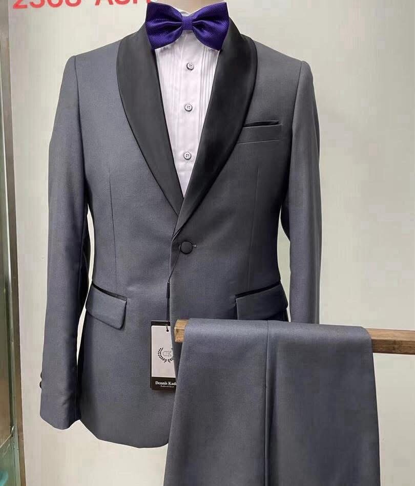 Costume smoking 2 pièces (la veste et le pantalon)