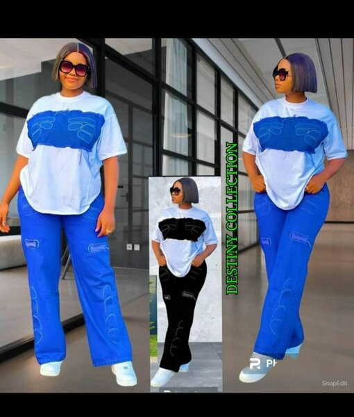 T-shirt et Pantalon Casual Femme
