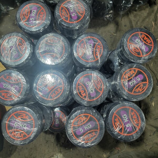 RUBBER COATED DUMBBELLS