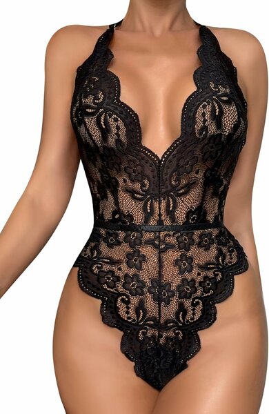 Body dentelle sexy noir