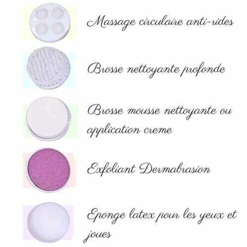 Brosse faciale 5 en 1